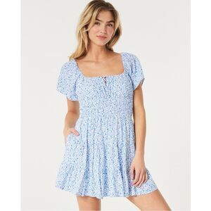 HOLLISTER OPEN BACK CHANNELED SKORT DRESS MEDIUM